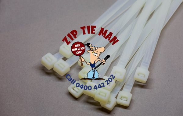 WHITE CABLE TIES